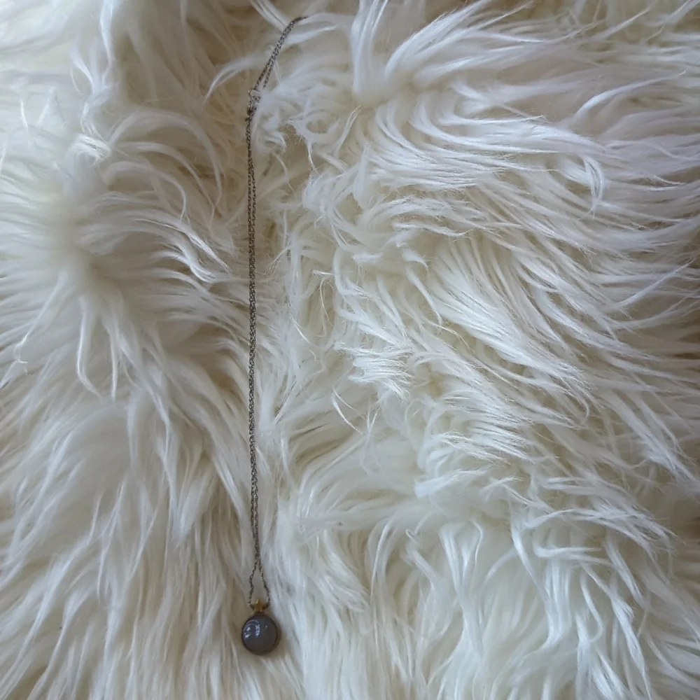 Moon Face Pendant Necklace - Picture 4 of 4